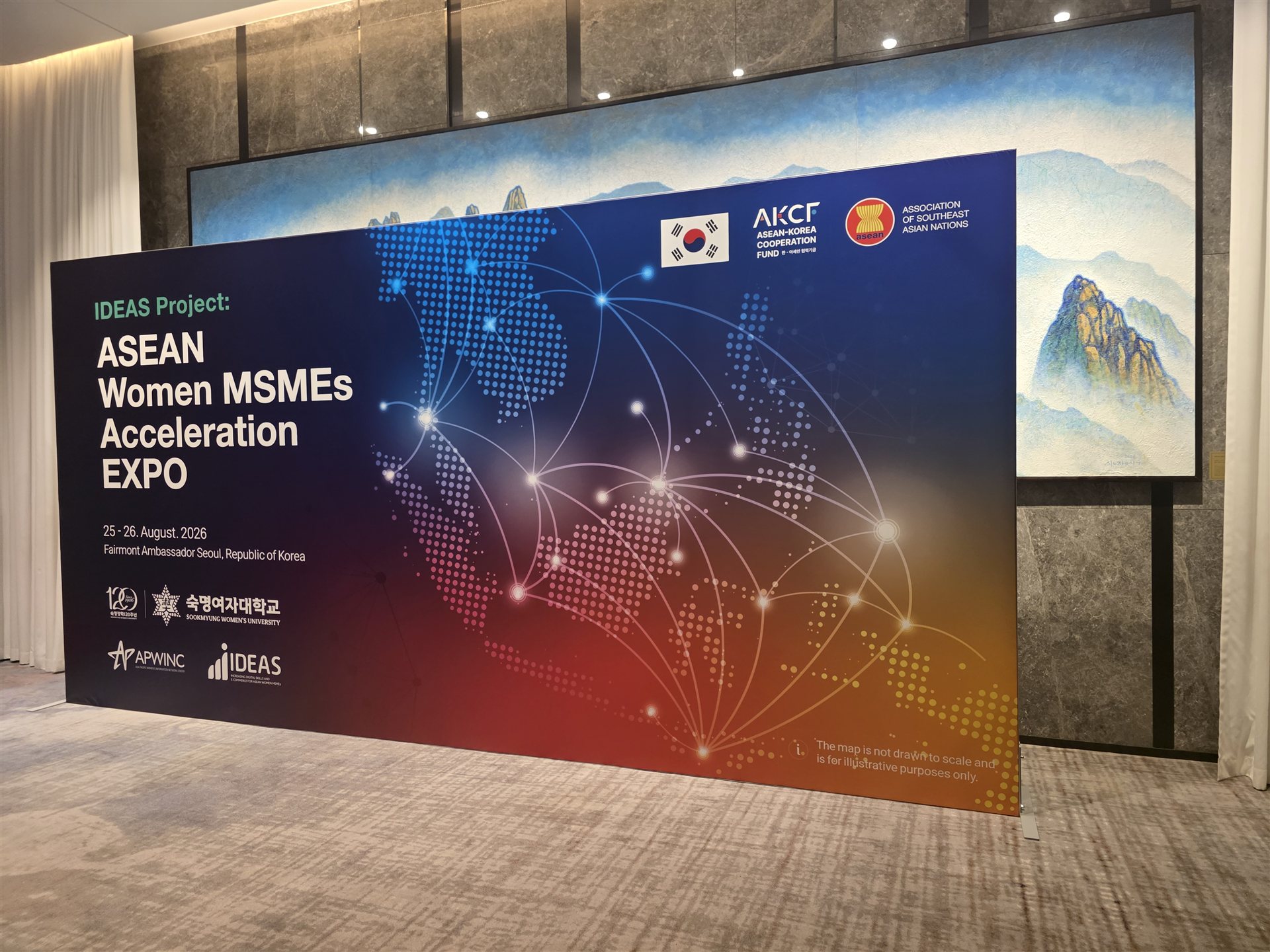 ASEAN Women MSMEs Acceleration EXPO - 행사 백월 우측